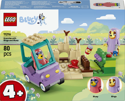 Lego Bluey Gamle Damer Med Bingo Og Bluey - Geekd.dk