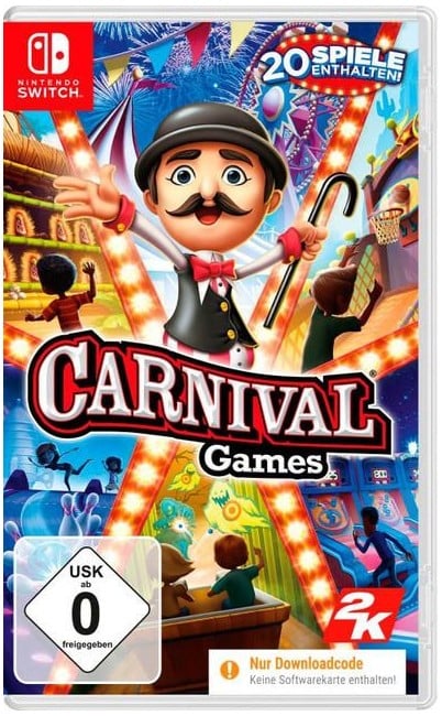 Carnival Games (code In Box) (de/multi In Game) Nintendo Switch Spil - Geekd.dk