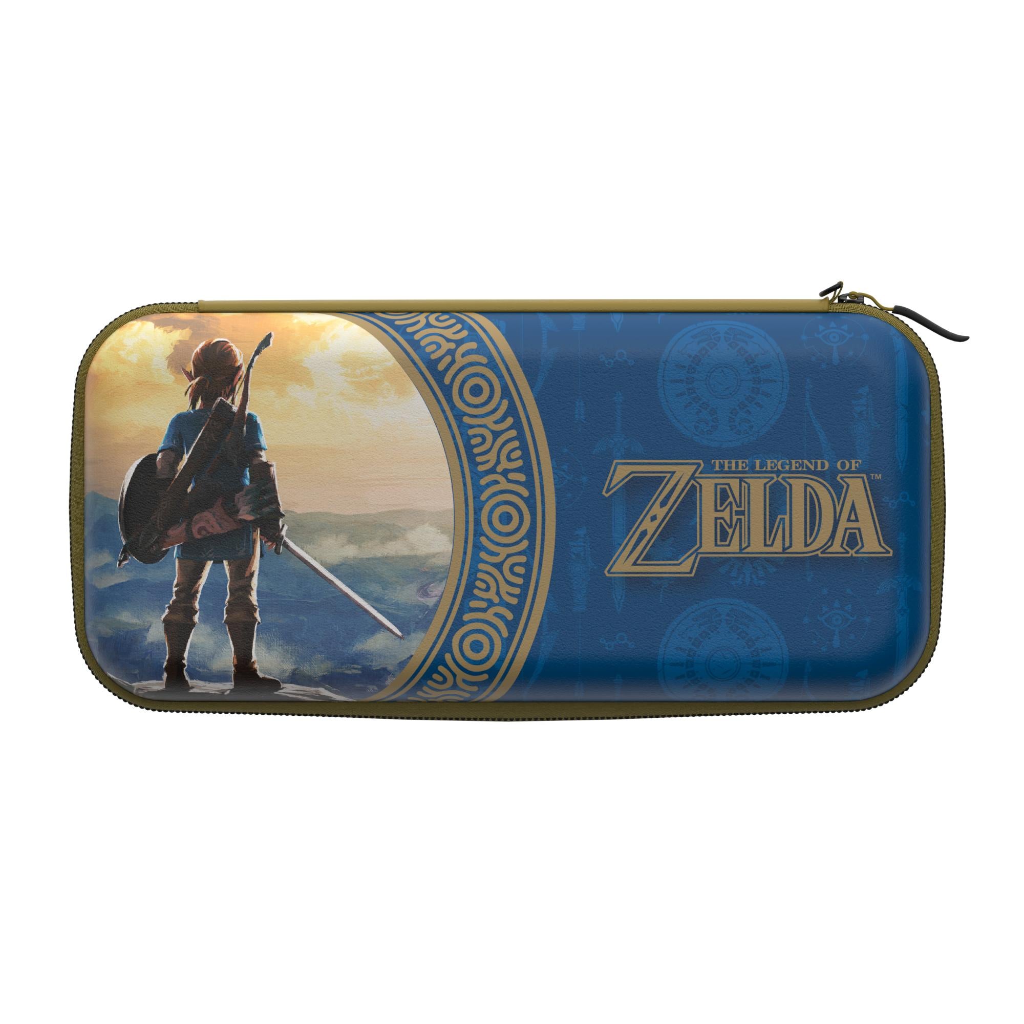 Nintendo Switch Rejseetui - Hyrule Blå Switch Udstyr - Geekd.dk