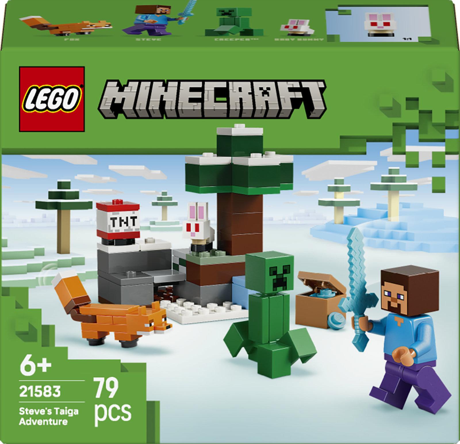 Lego Minecraft  -  Steves Taiga Eventyr - Geekd.dk