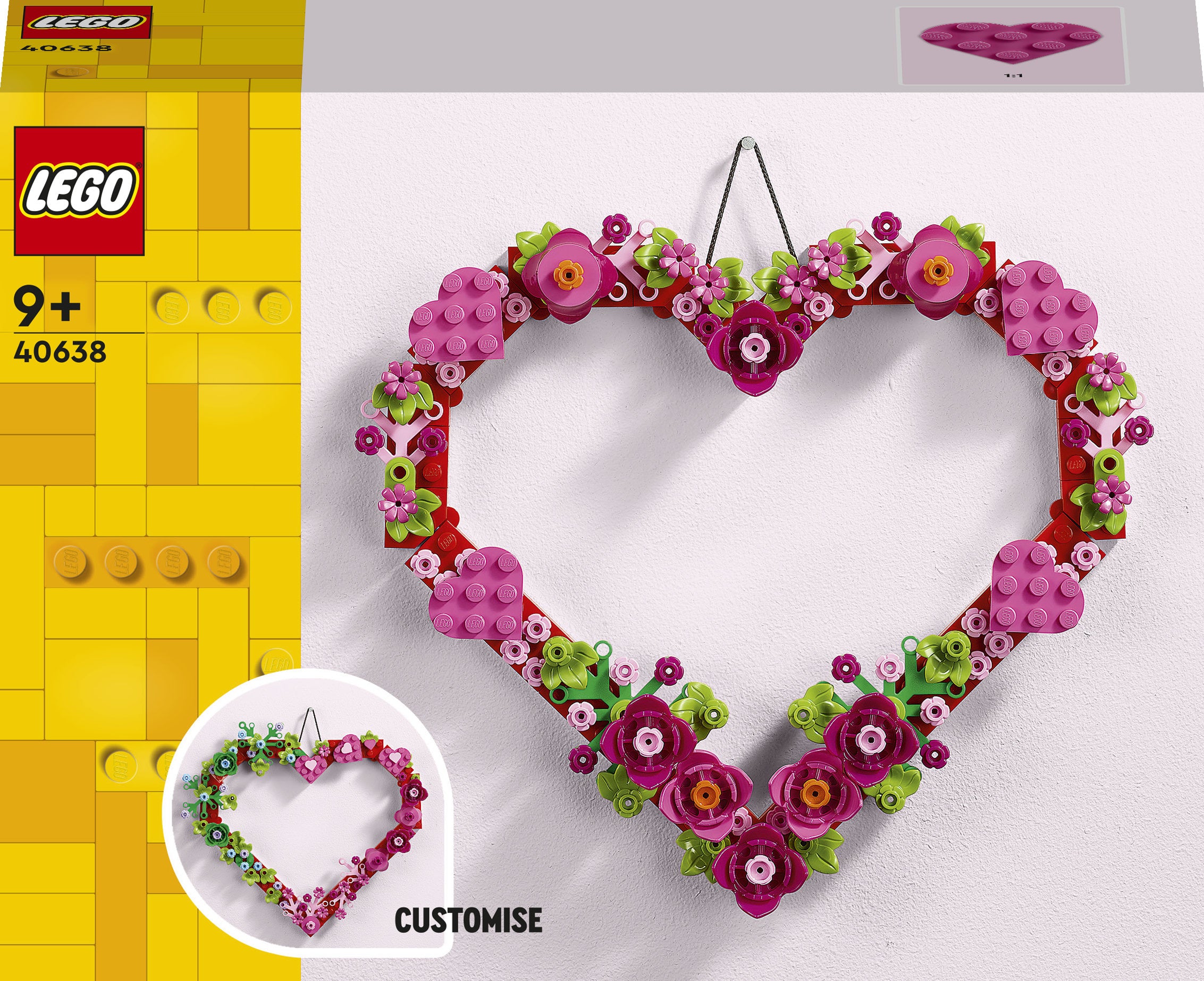 Lego - Hjertepynt (40638) - Geekd.dk