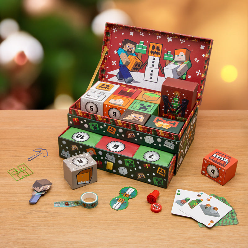 Minecraft Keepsake Box Advent Calendar Julekalender - Geekd.dk