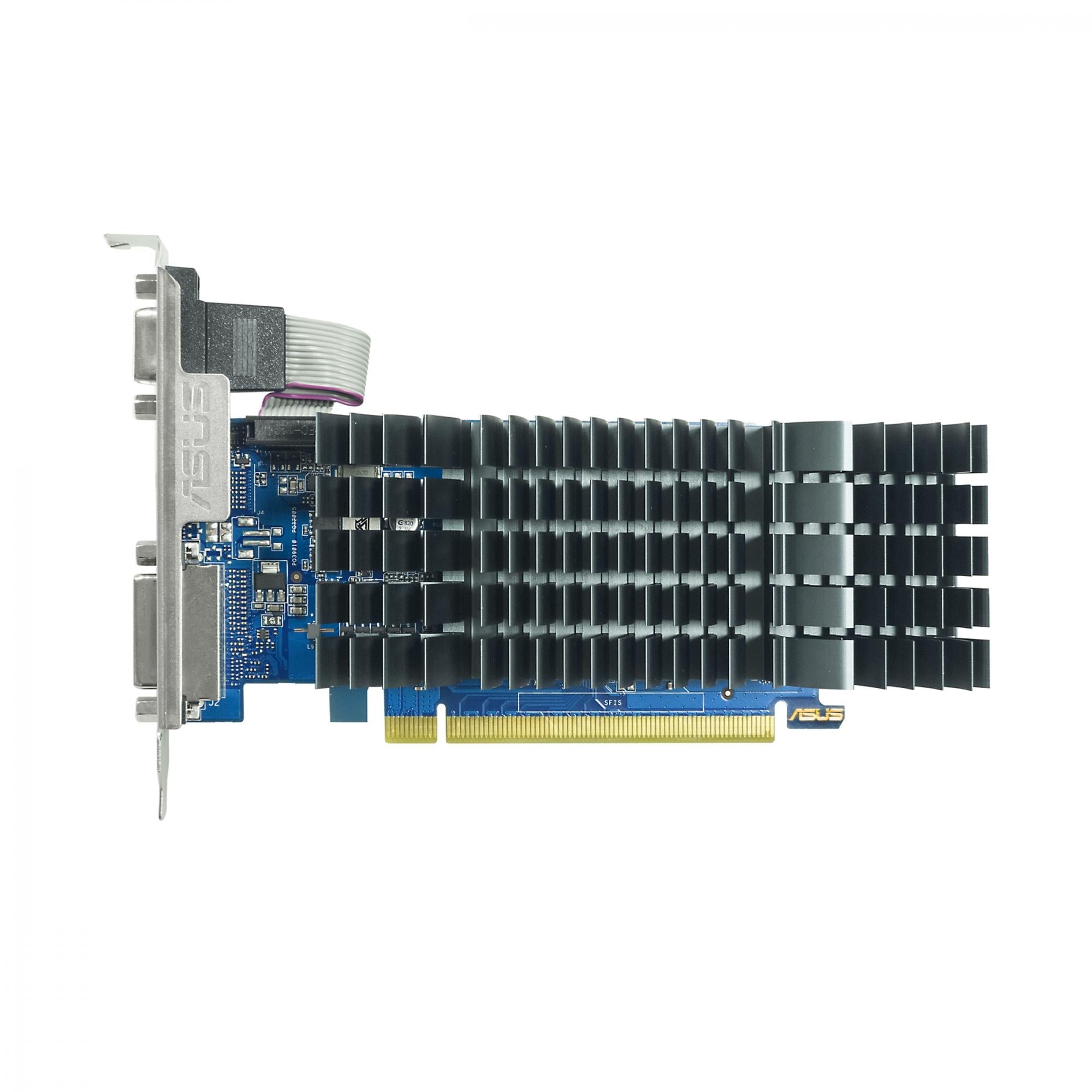 Asus Geforce Gt 710 2gb Gddr5 Evo Silent (with Low Profile Bracket) (gt710-sl-2gd5-brk-evo) Grafikkort - Geekd.dk