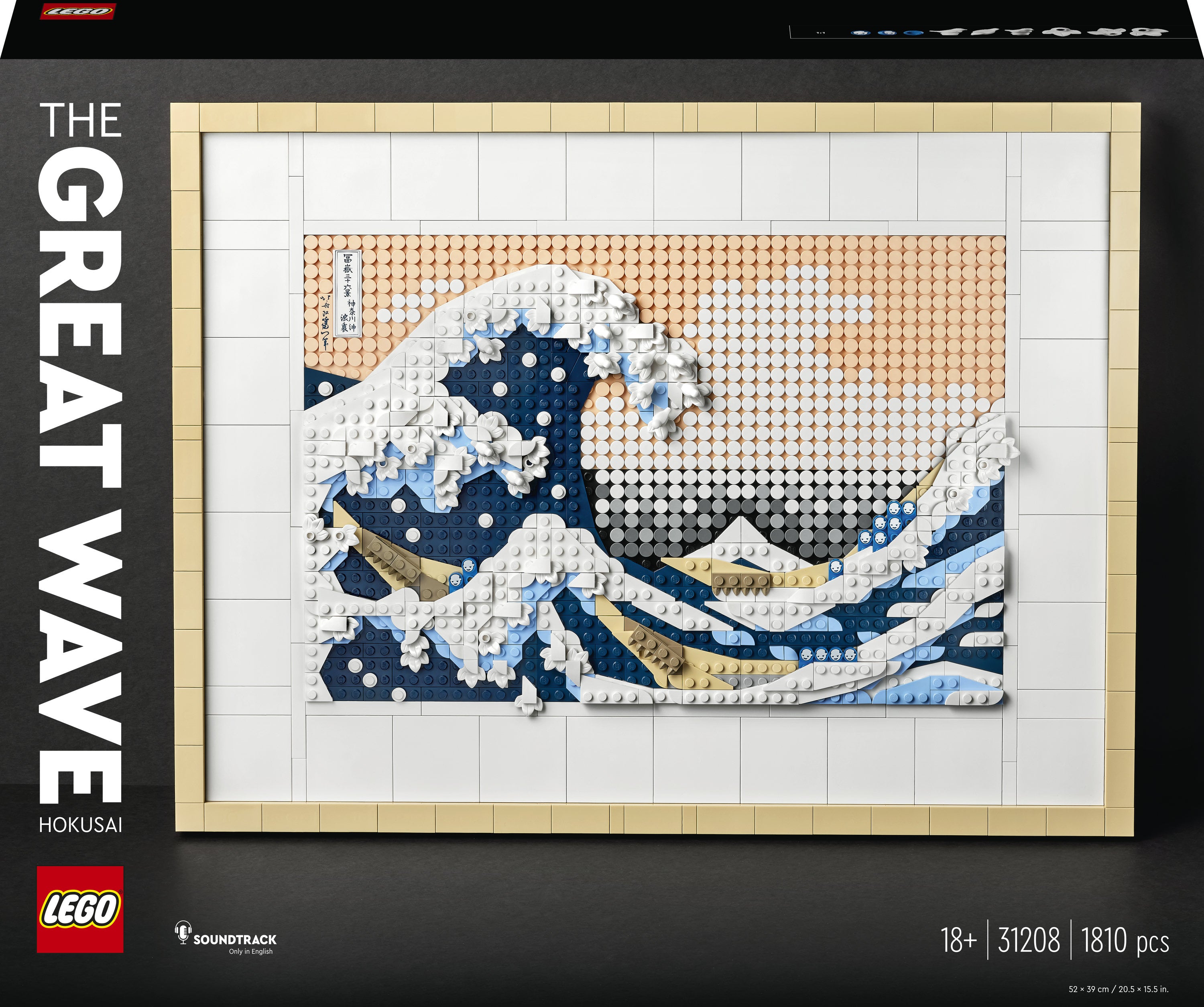 Lego Art - Den Store Bølge Ved Kanagawa (31208) - Geekd.dk