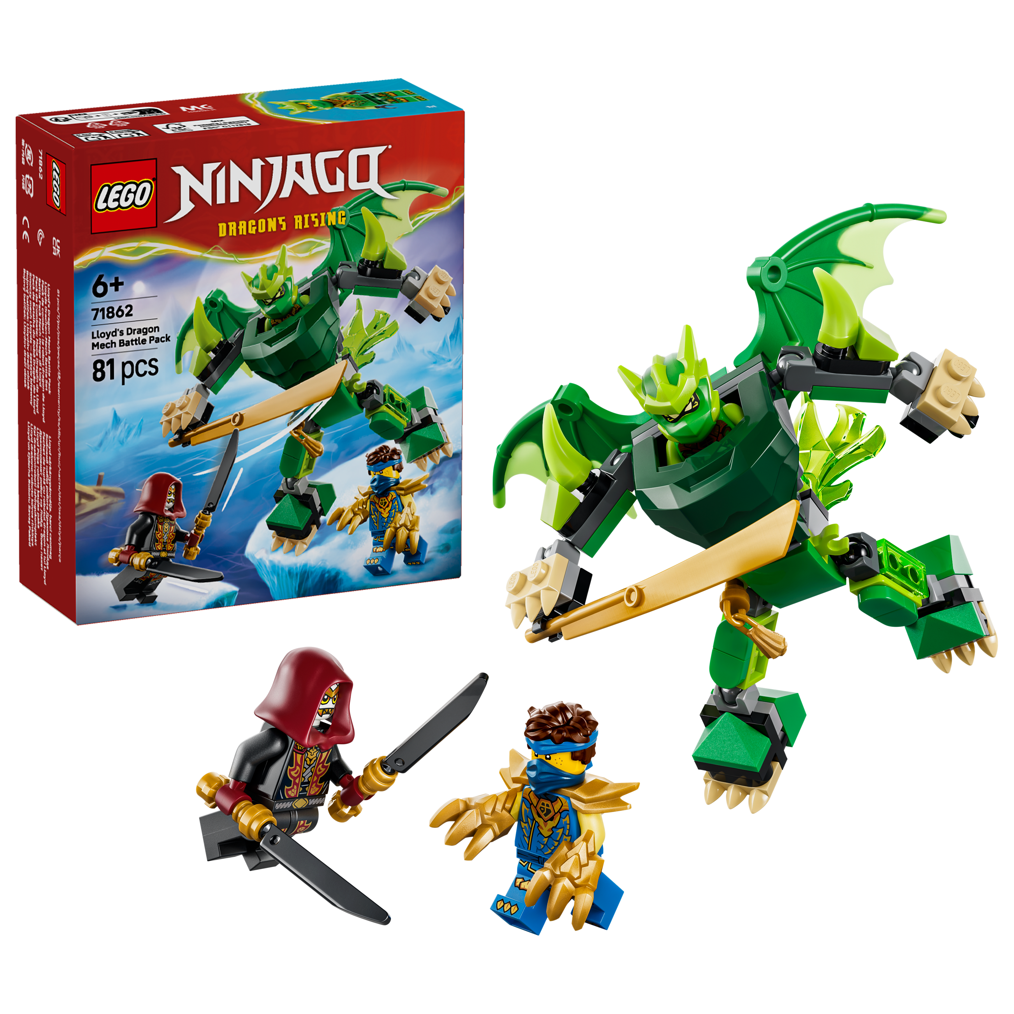 Lego Ninjago Lloyds Drage-mech Kamppakke - Geekd.dk