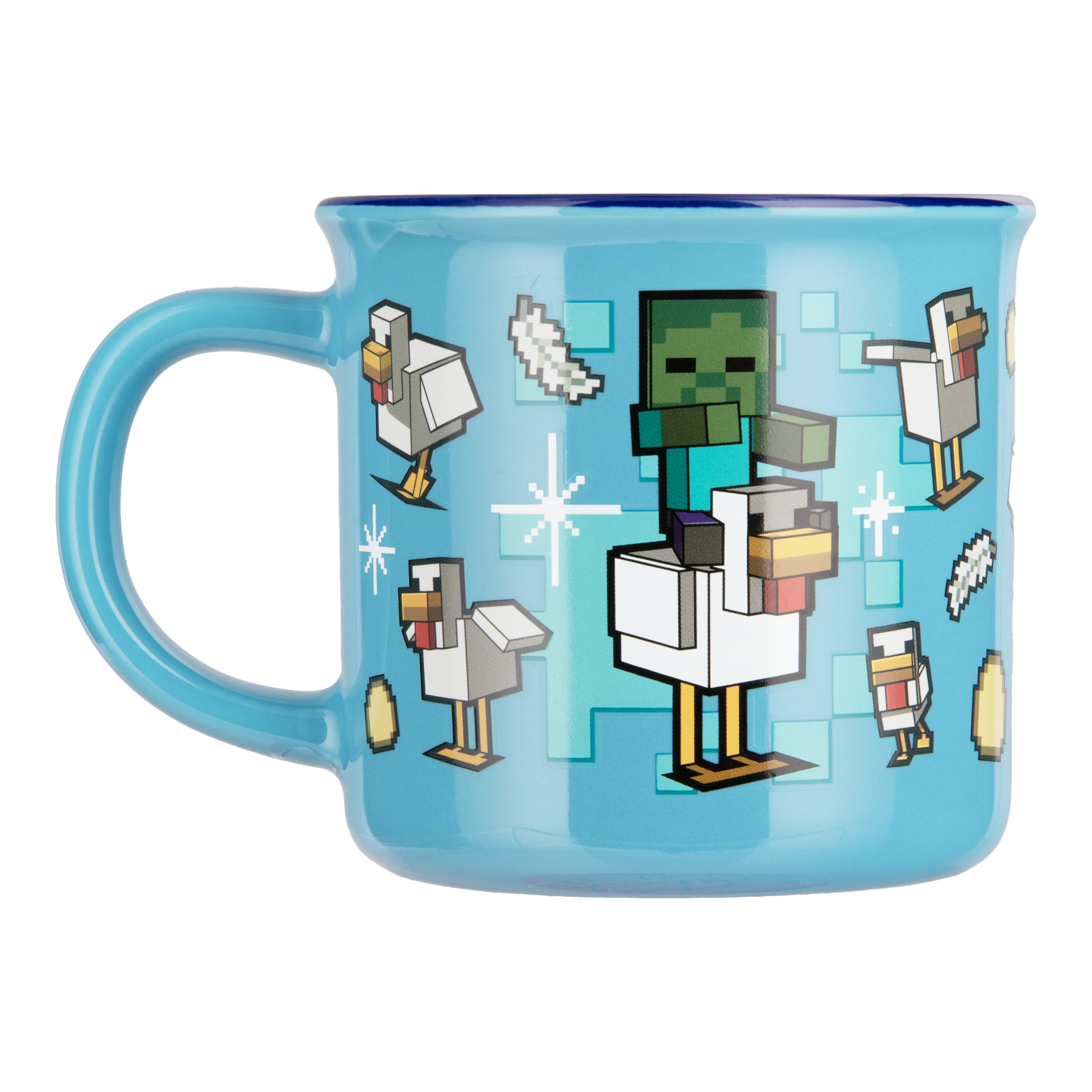 Paladone Minecraft Chicken Jockey Heat Change Mug Kop - Geekd.dk