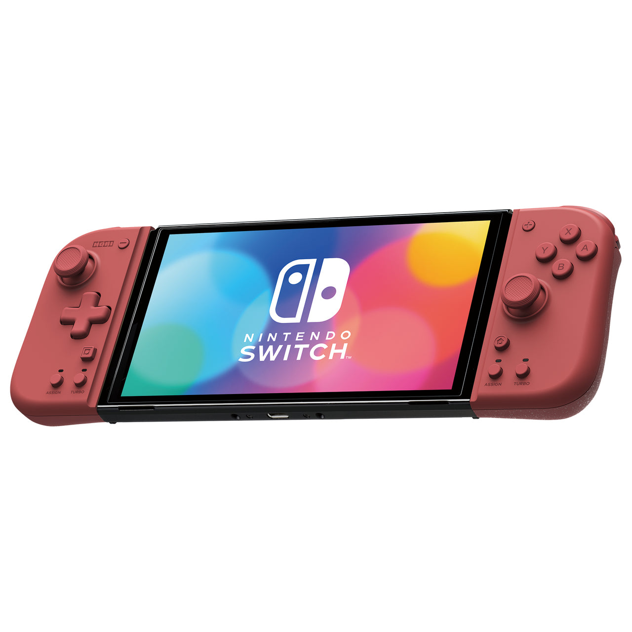 Hori Split Pad Compact - Apricot Red Controller - Geekd.dk
