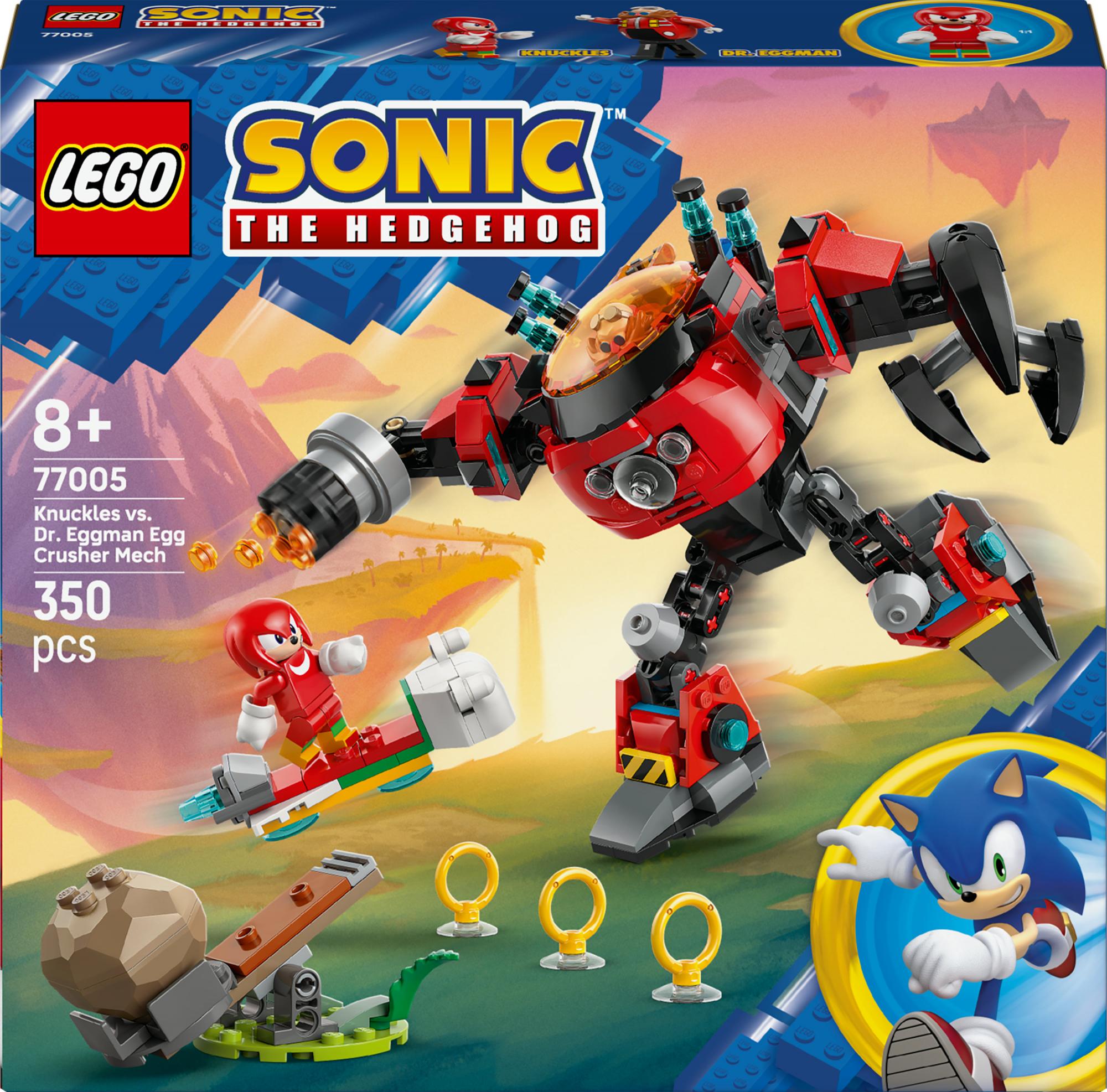 Lego - Sonic - Knuckles Vs. Dr. Eggman Egg Crusher Mech (77005) - Geekd.dk
