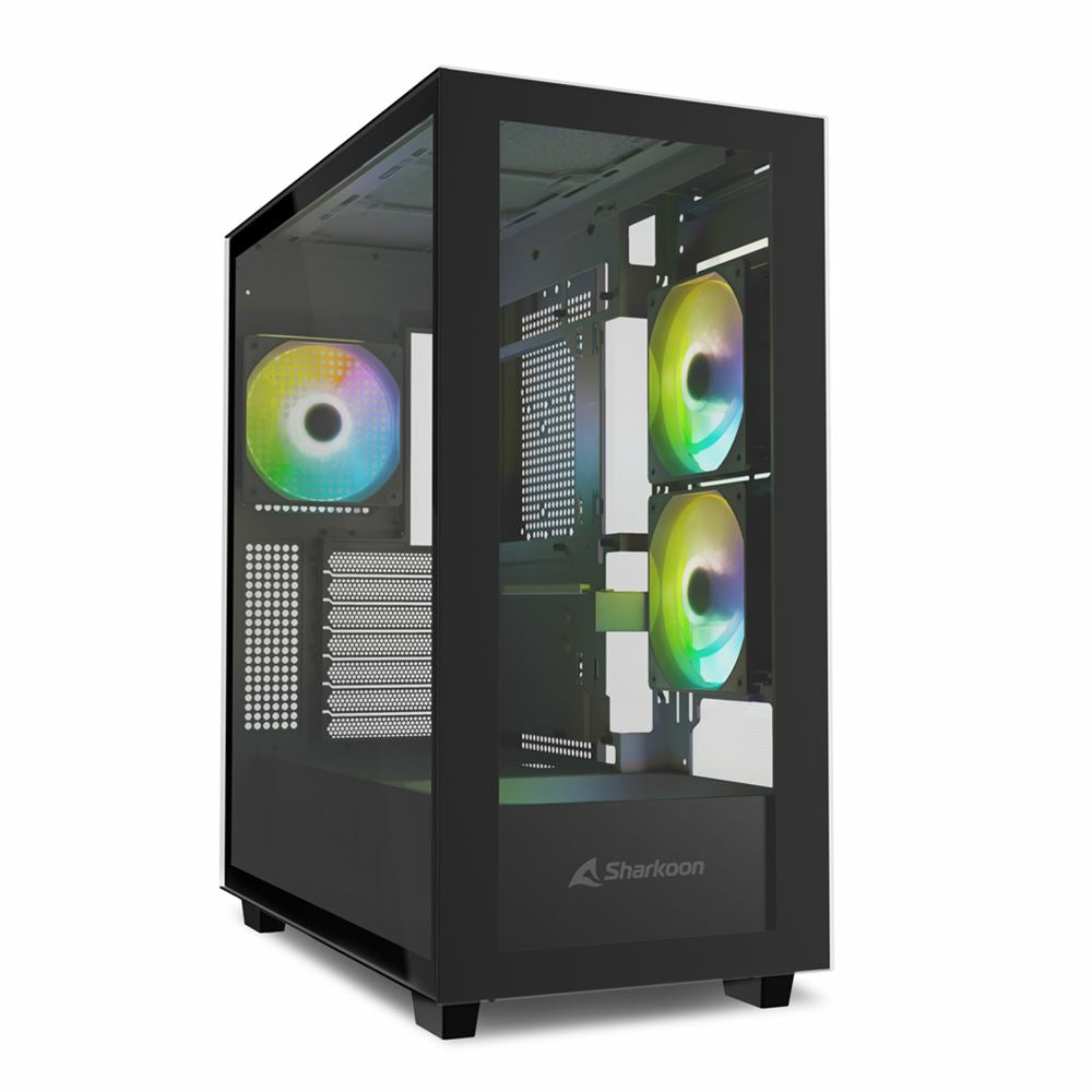 Sharkoon Rebel C60 Black Rgb Atx Kabinet - Geekd.dk