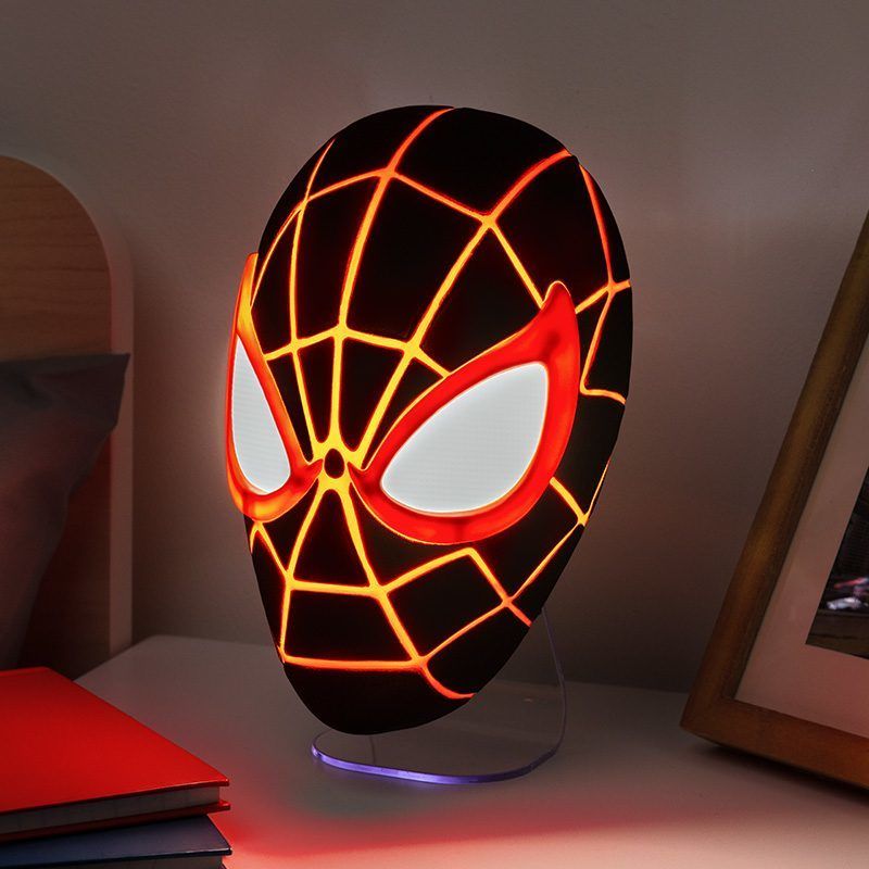 Miles Morales Maske Lampe - Geekd.dk