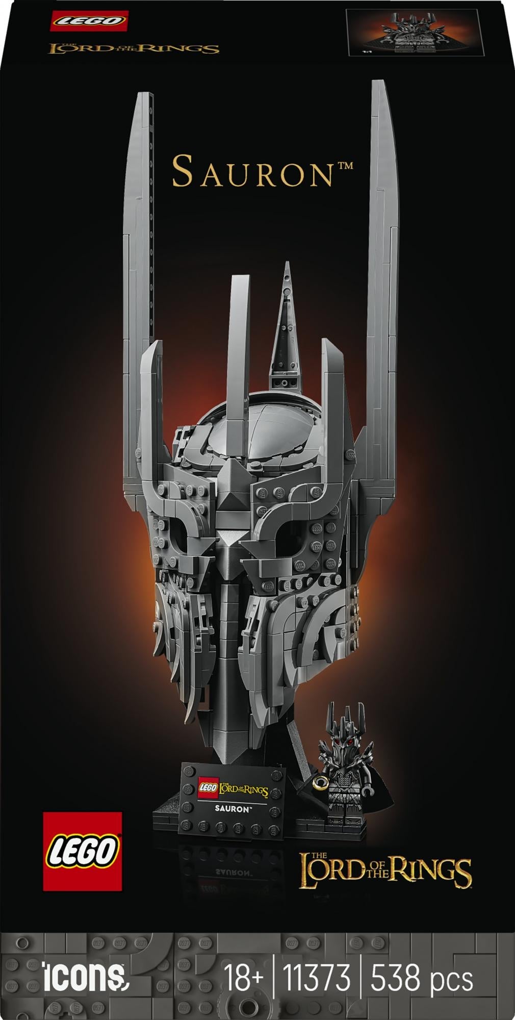Lego 11373 Icons The Lord Of The Rings: Sauron's Helmet - Geekd.dk