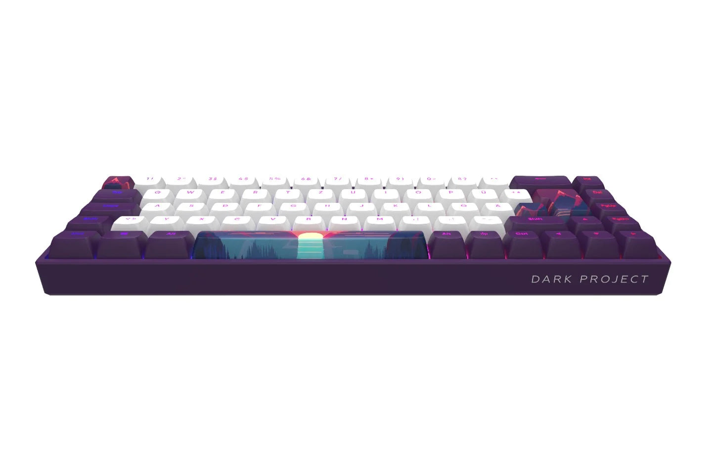 Dark Project - 68 Sunrise - Rgb Tastatur - Geekd.dk