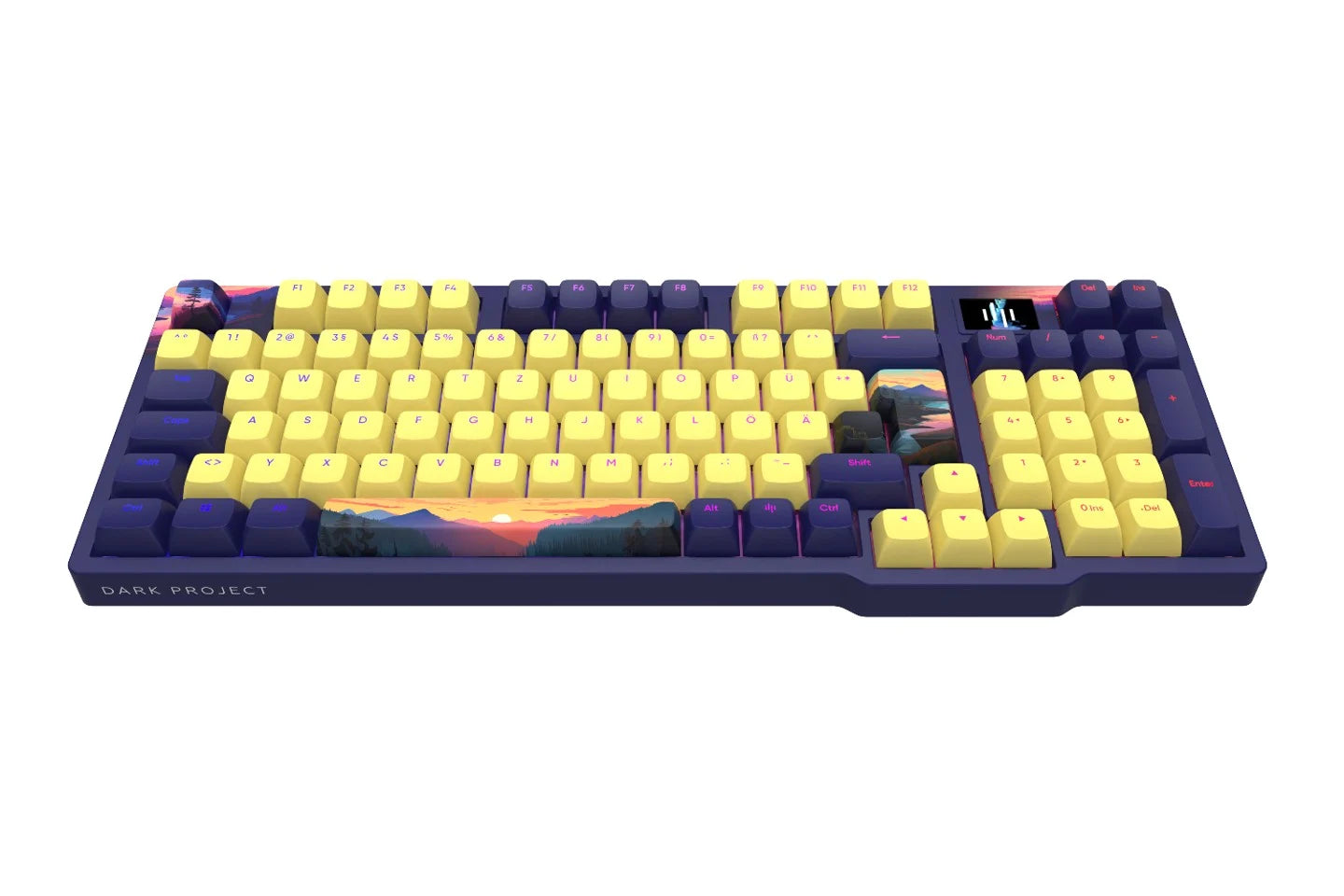 Dark Project - 98 Sunset - Rgb Tastatur - Geekd.dk