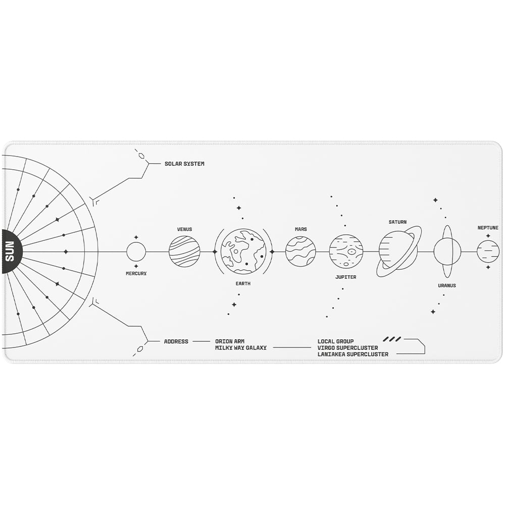 Dark Project  -  Nova Hvid Musemåtte - Geekd.dk