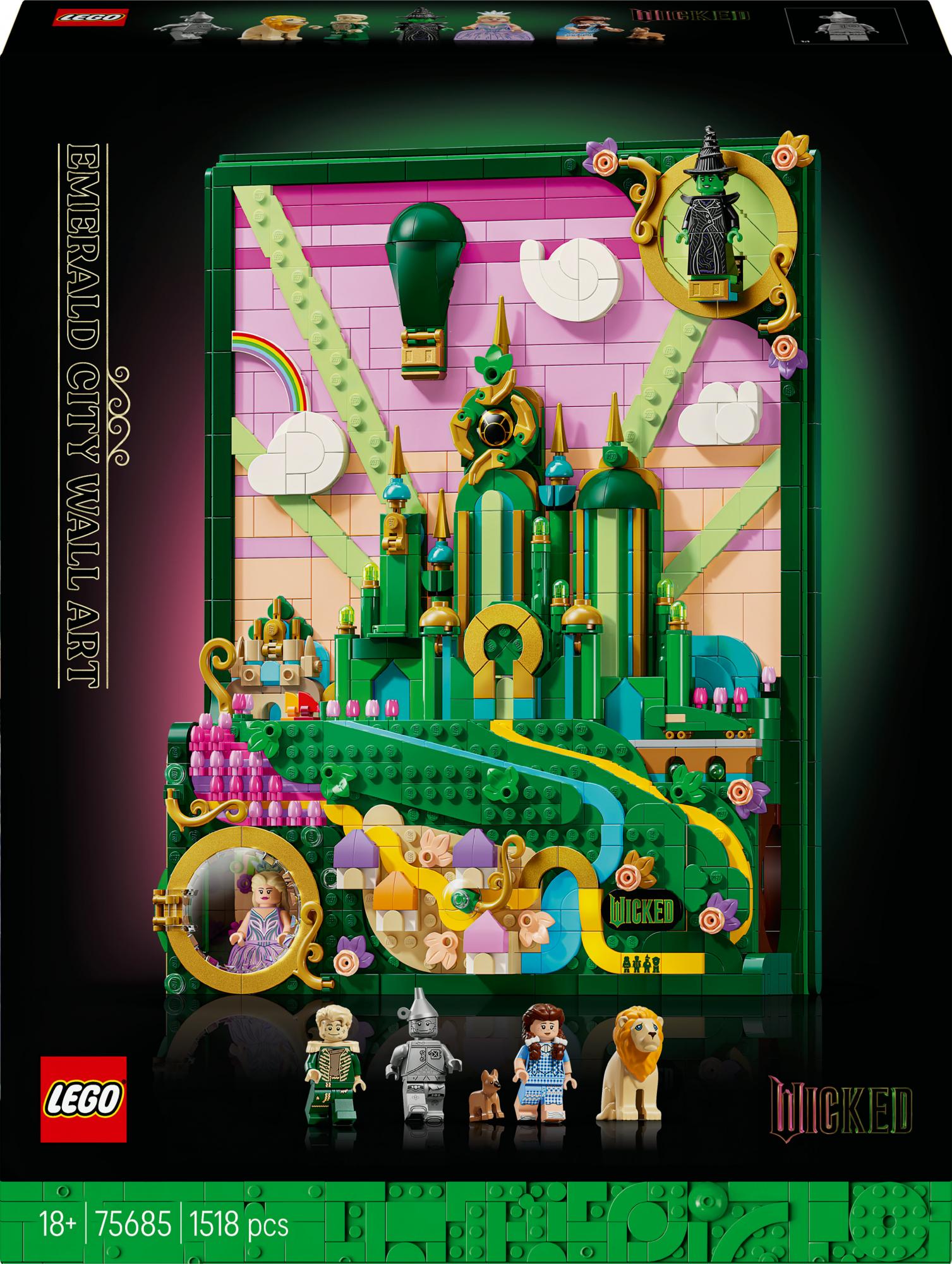 Lego - Wicked - Emerald City Wall Art (75685) - Geekd.dk