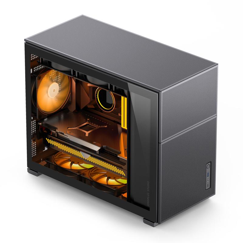 Jonsbo D31 Mesh Matx Case, Tempered Glass - Sort Kabinet - Geekd.dk