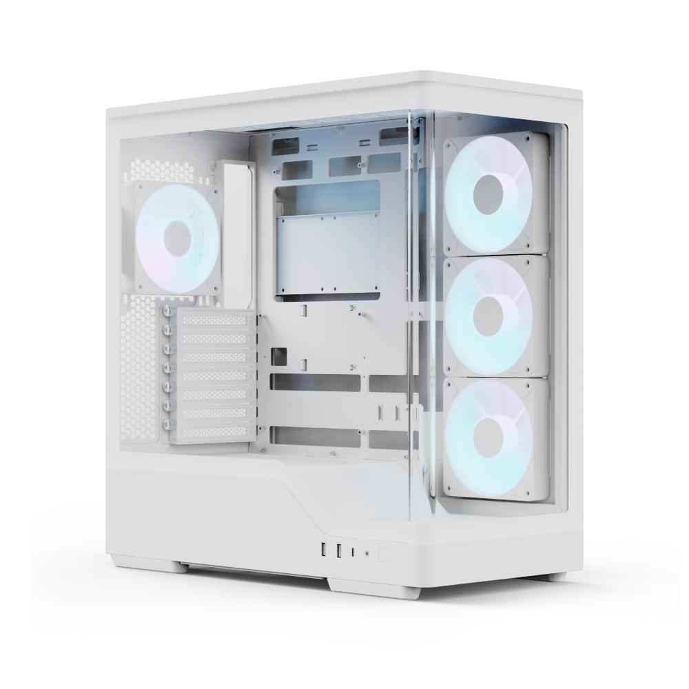 Aerocool P500a, Mid-tower Case,â white Kabinet - Geekd.dk