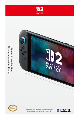 Hori Skærmbeskyttelsesfilter Til Nintendo Switch 2  -  Transparent - Geekd.dk