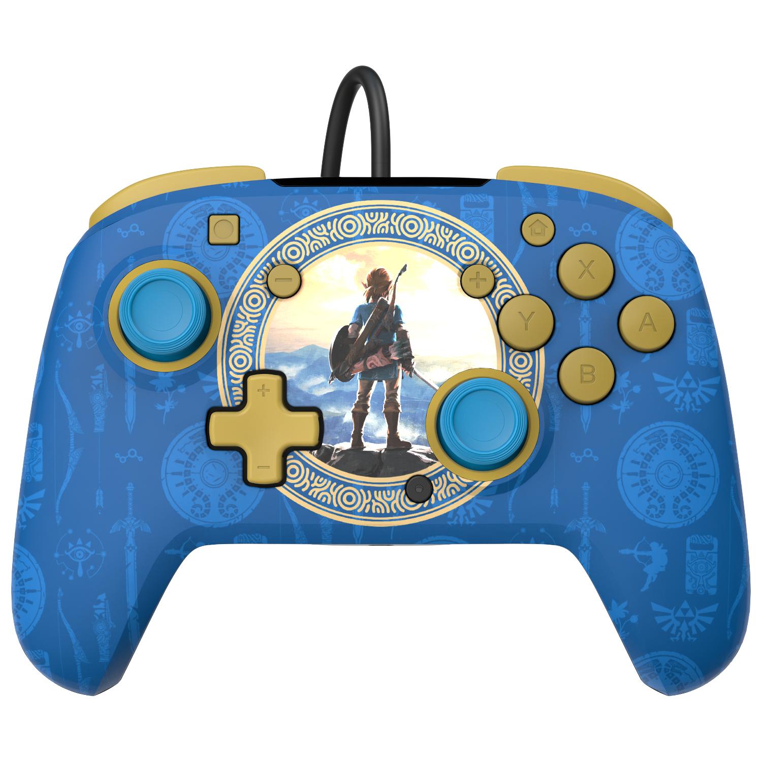 Pdp Rematch Kablet Controller - Hyrule Blå - Geekd.dk