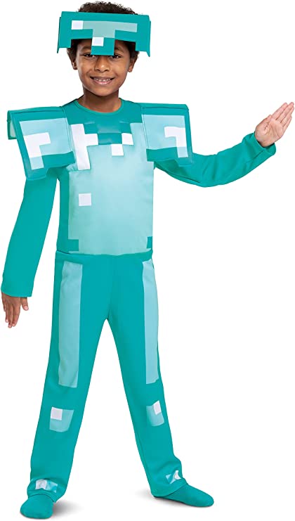 Disguise - Minecraft Costume - Diamond Armor (116 Cm) Kostume - Geekd.dk