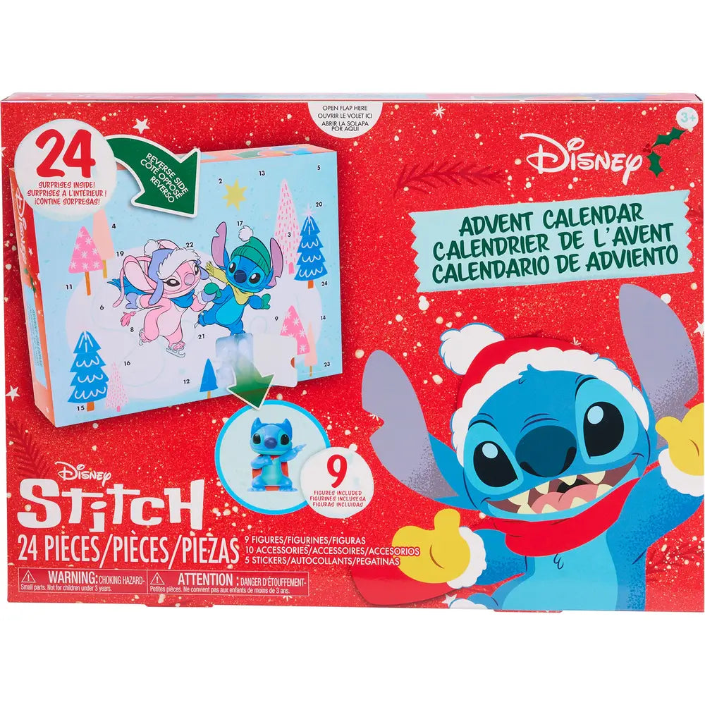 Disney Stitch Julekalender 2025  -  24 Søde Overraskelser - Geekd.dk