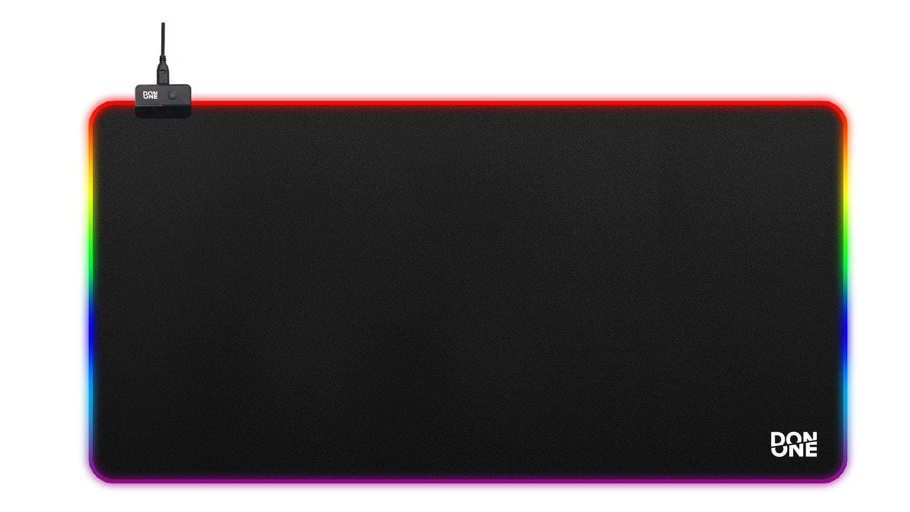 Don One Mp1200 Rgb Gaming Musemåtte Kæmpe Xxl 120 X 60 Cm - Geekd.dk