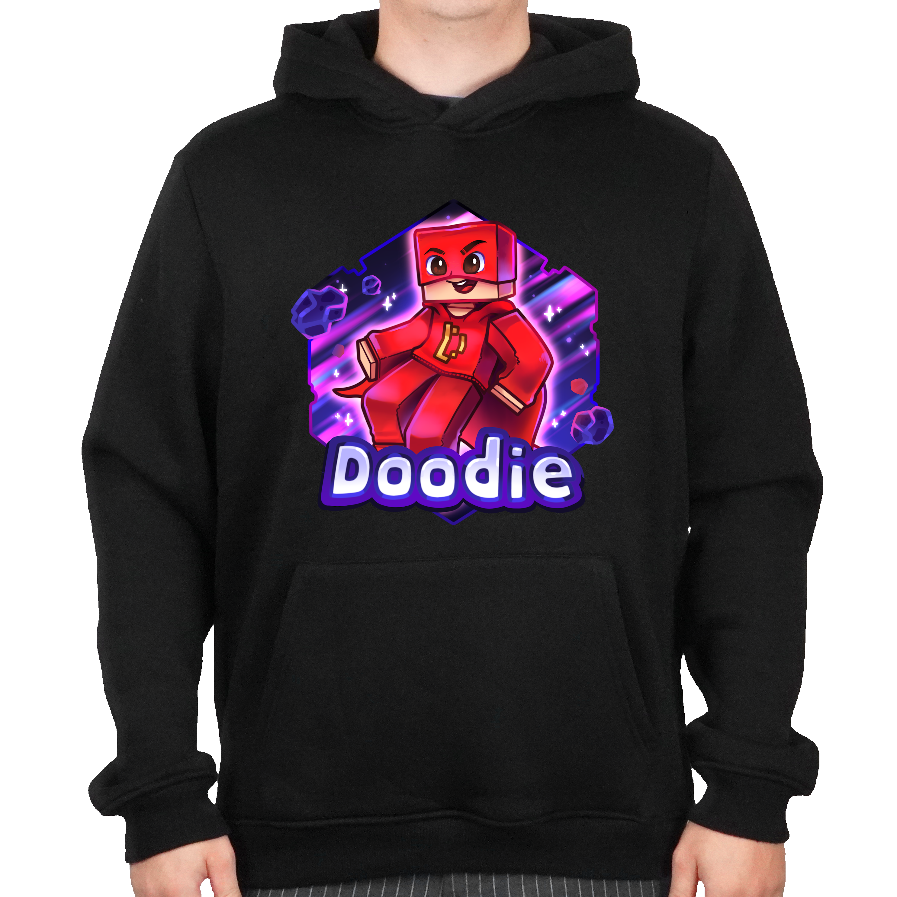 Doodie Hoodie - Sort - Geekd.dk