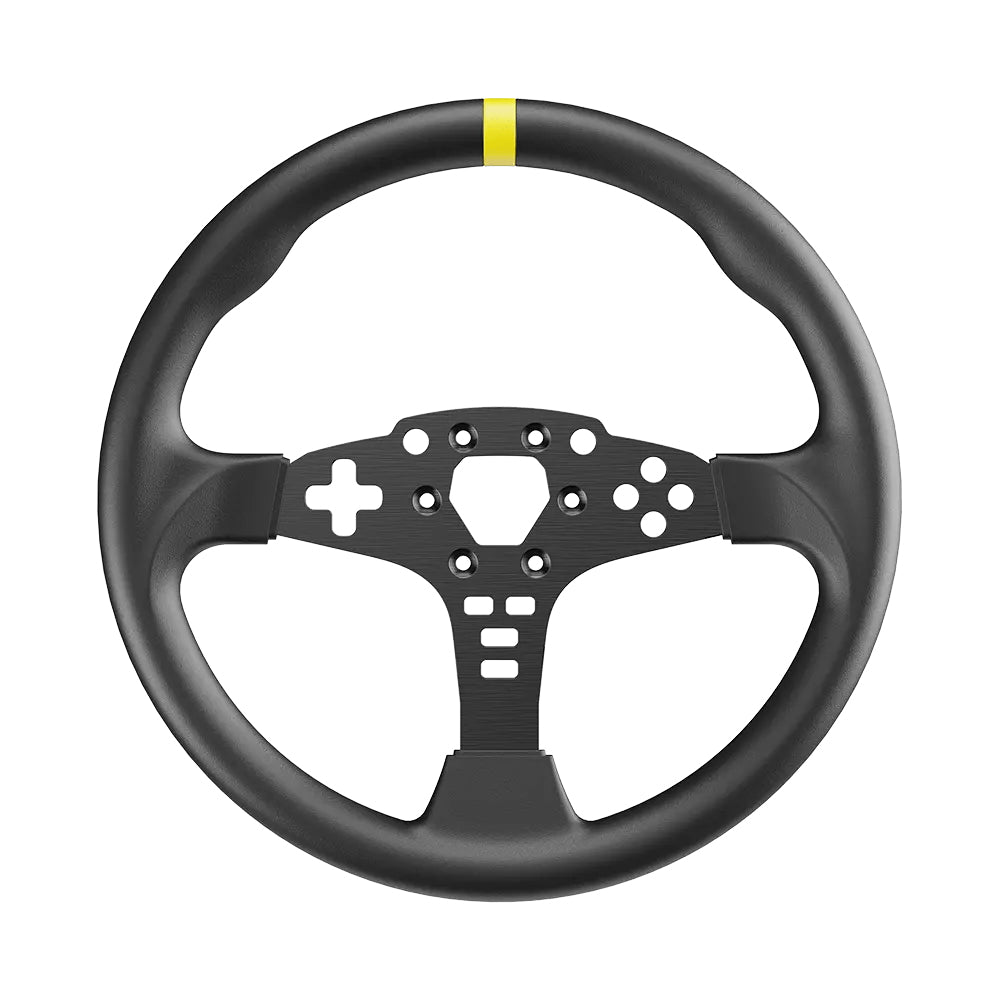 Moza 12-inch Round Wheel Mod For Es Rat Tilbehør - Geekd.dk