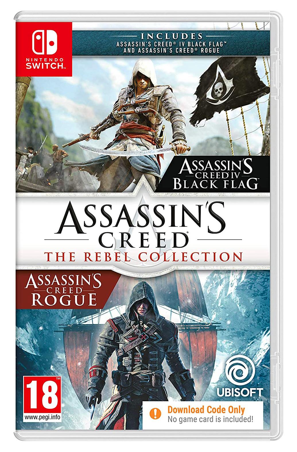 Assassinâs Creed Rebel Collection (code In A Box) (nintendo Switch) Nintendo Switch Spil - Geekd.dk