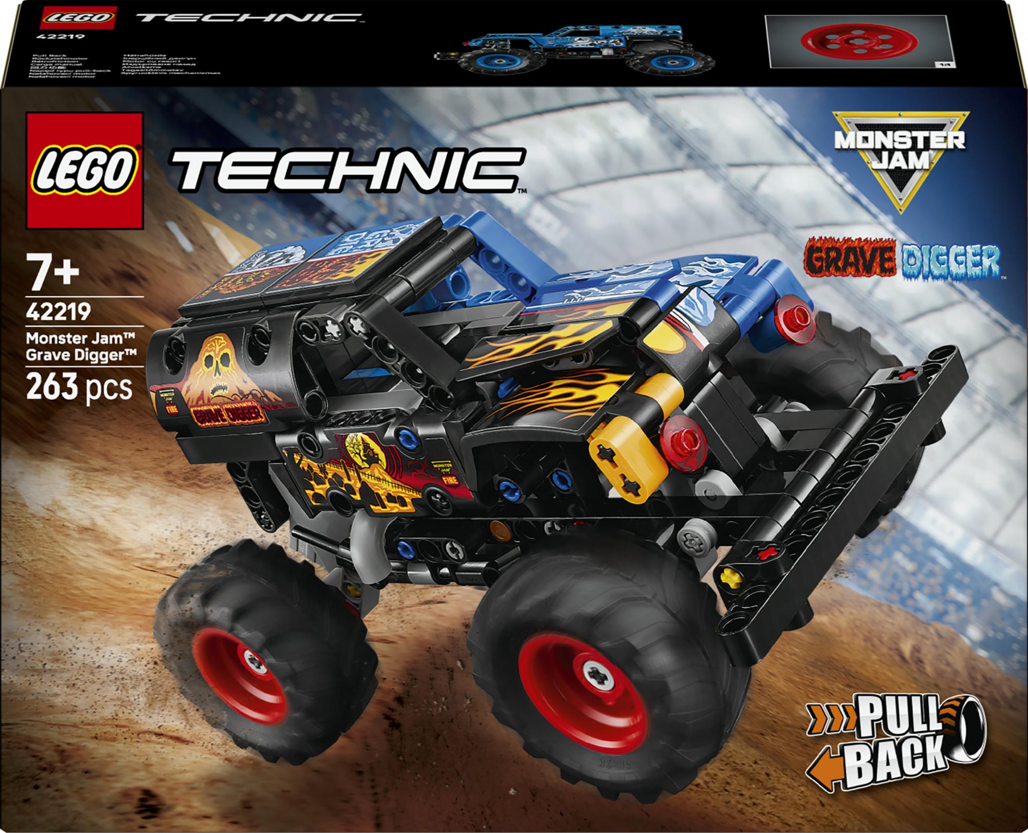 Lego Technic Monster Jam Grave Digger Fire Og Ice - Geekd.dk