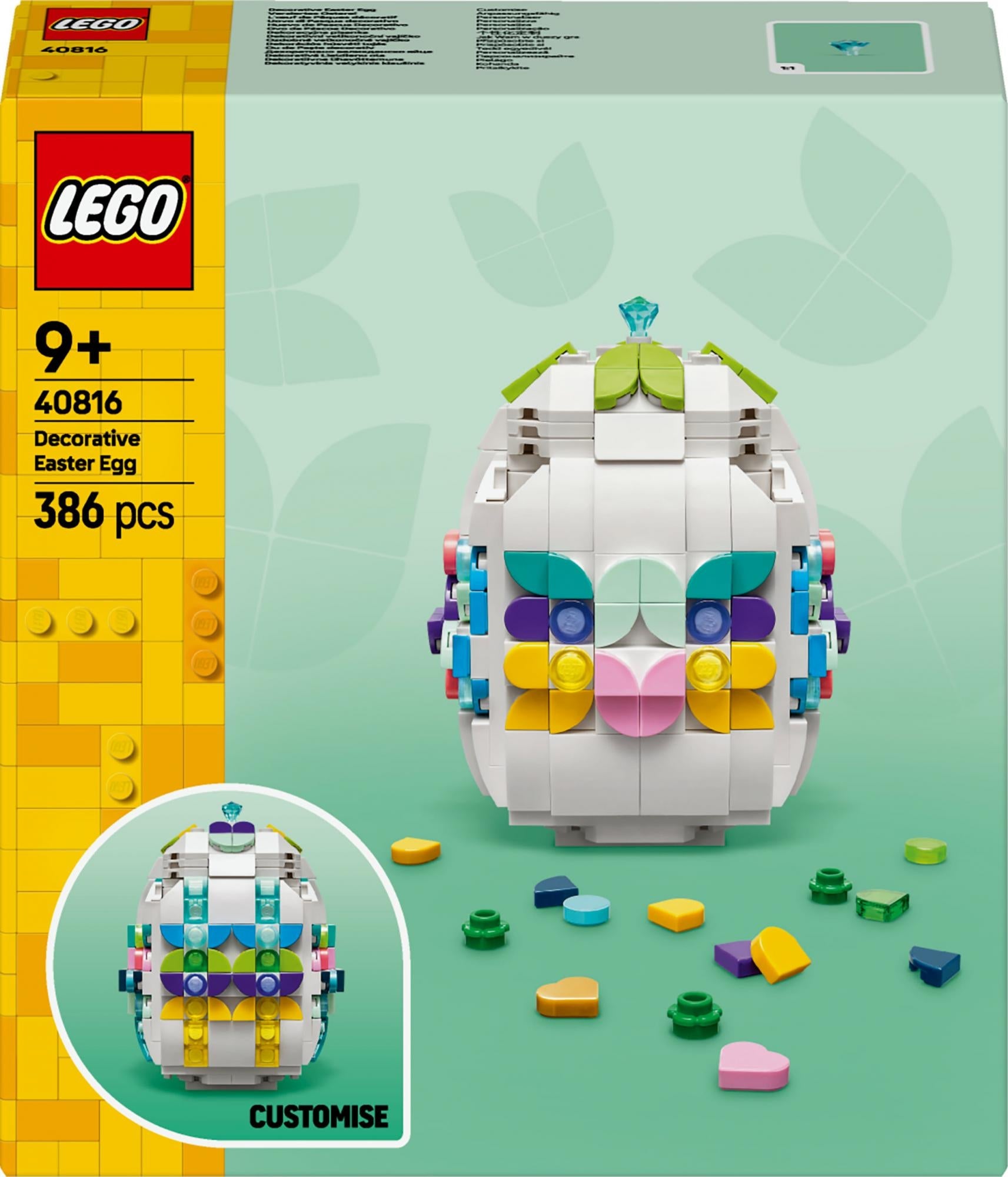 Legoâ® Iconic - Dekorativt Påskeæg - Geekd.dk
