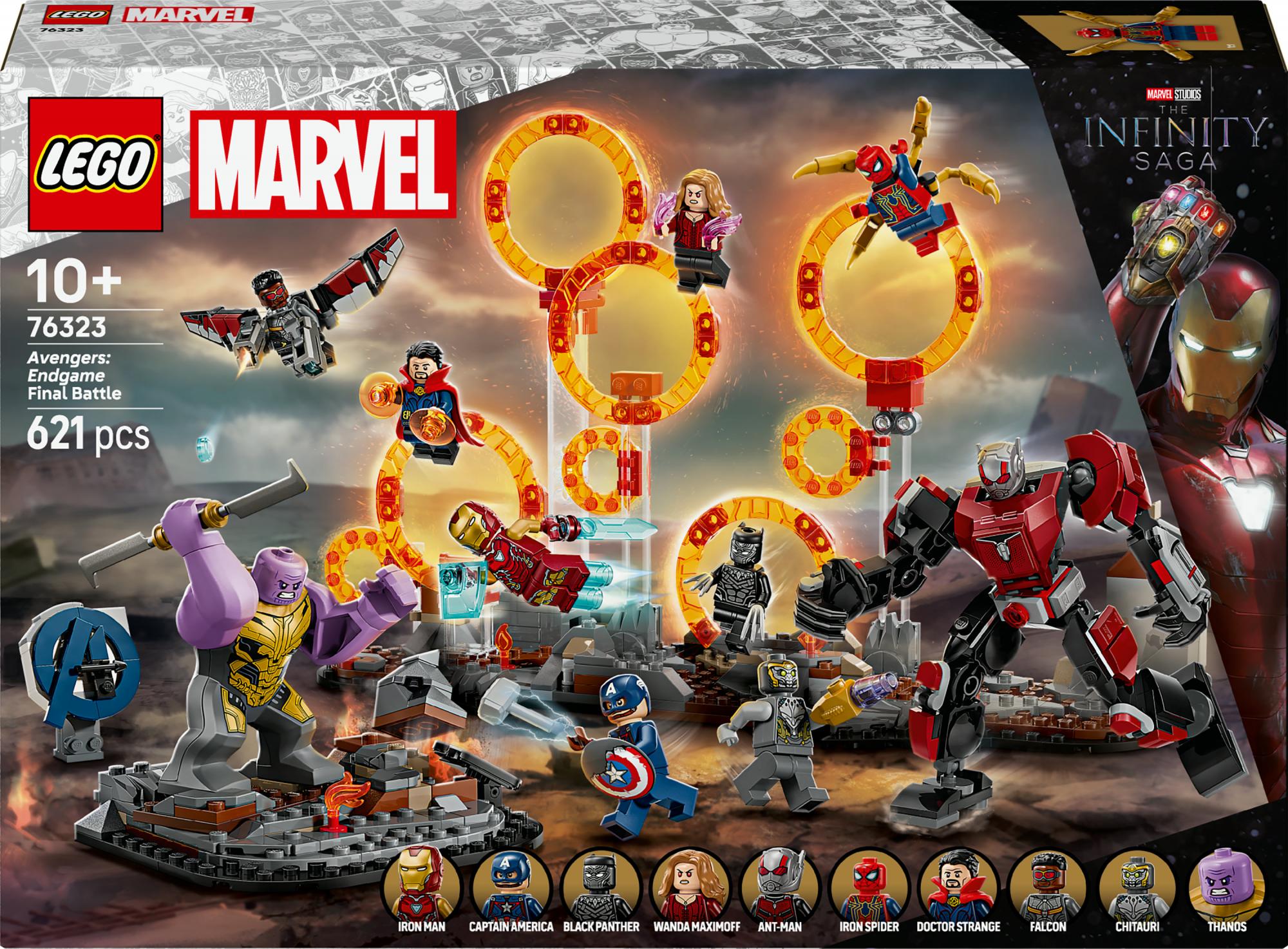 Lego 76323 Marvel Super Heroes Avengers: Endgame Final Showdown - Geekd.dk