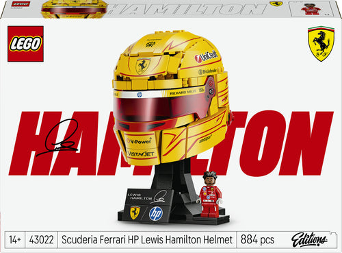 Lego Editions Scuderia Ferrari Hp Lewis Hamilton-hjelm - Geekd.dk