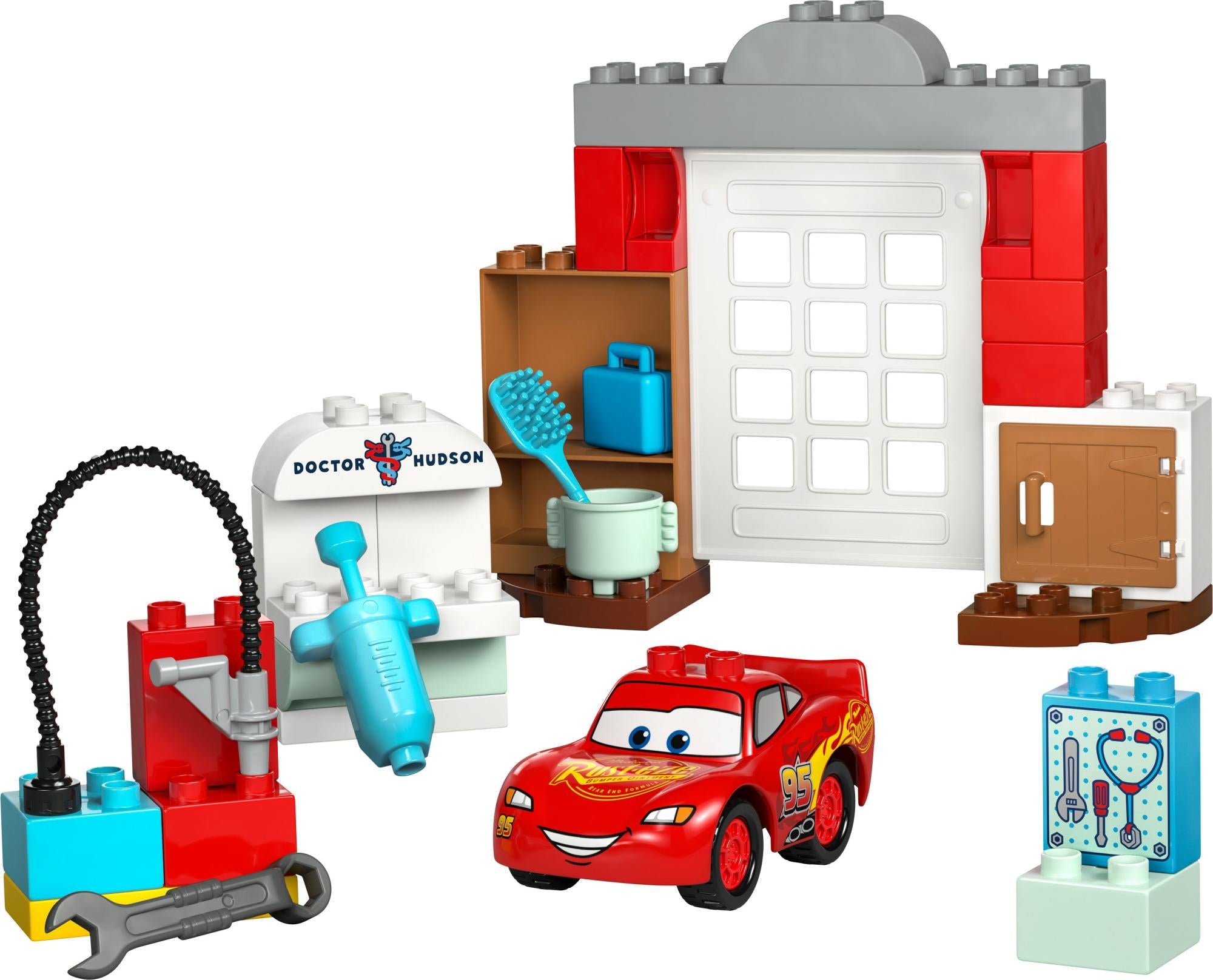 Lego 10456 Duplo Disney Mcqueen's Visit To Doc's Workshop - Geekd.dk