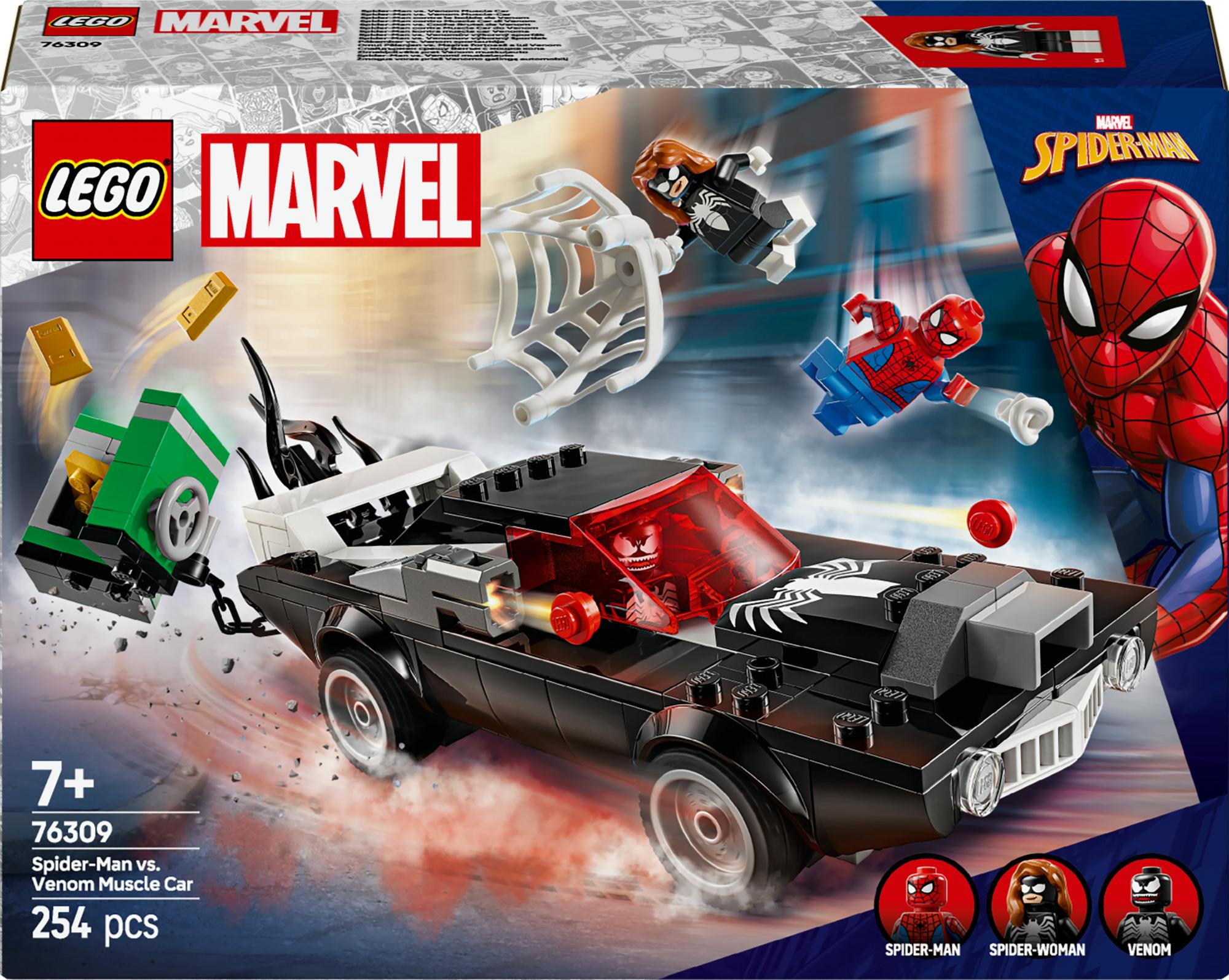 Lego 76309 Marvel Super Heroes Spider-man Vs. Venom Muscle Car - Geekd.dk