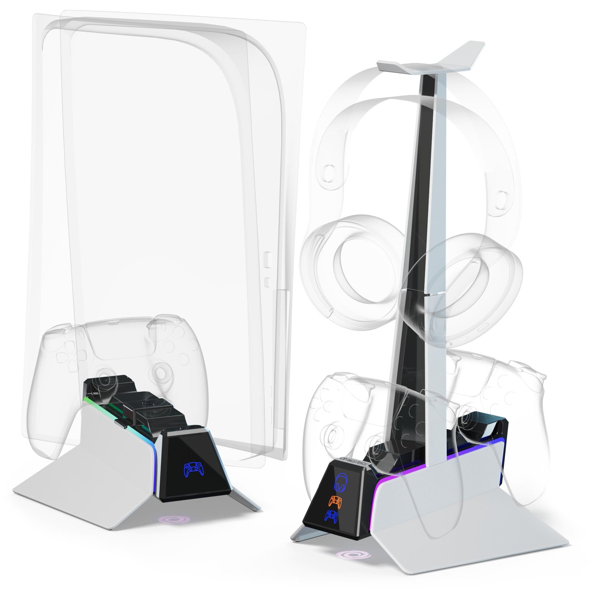 Oniverse Ps5 Fast Charging Station X3 Konsol Tilbehør - Geekd.dk