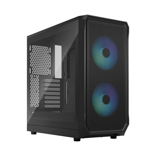 Fractal Design Focus 2 Rgb Black Window Kabinet - Geekd.dk