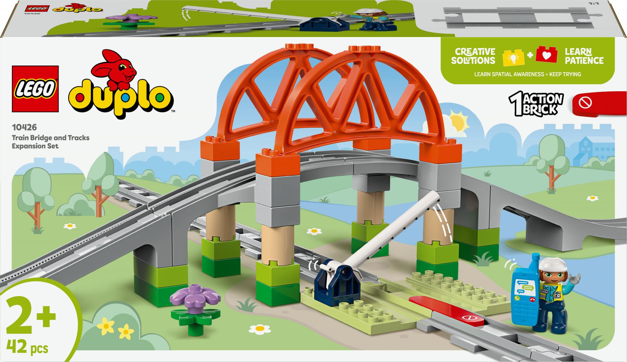 Lego 10426 Lego Duplo Railway Bridge And Tracks - Expansion Set - Geekd.dk