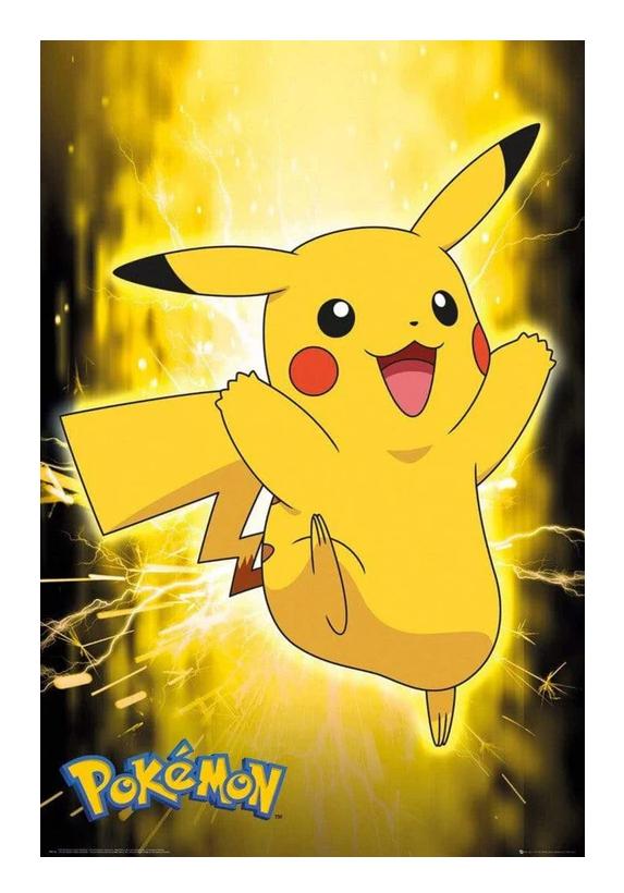 Pokemon - Poster Maxi 91.5x61 - Pikachu Neon Merchandise - Geekd.dk