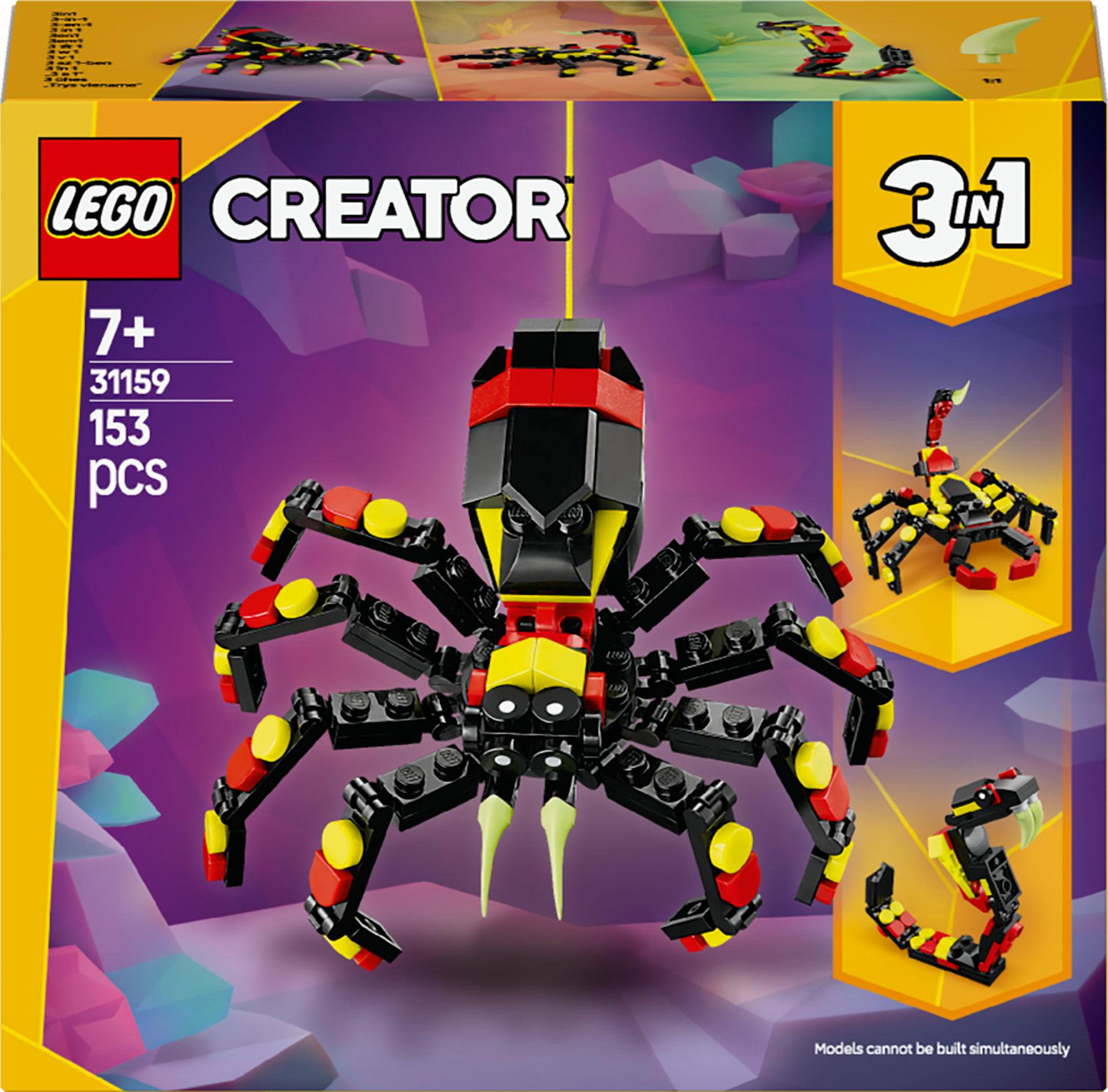 Lego 31159 Creator 3-in-1 Wild Animals: Surprise Spider - Geekd.dk