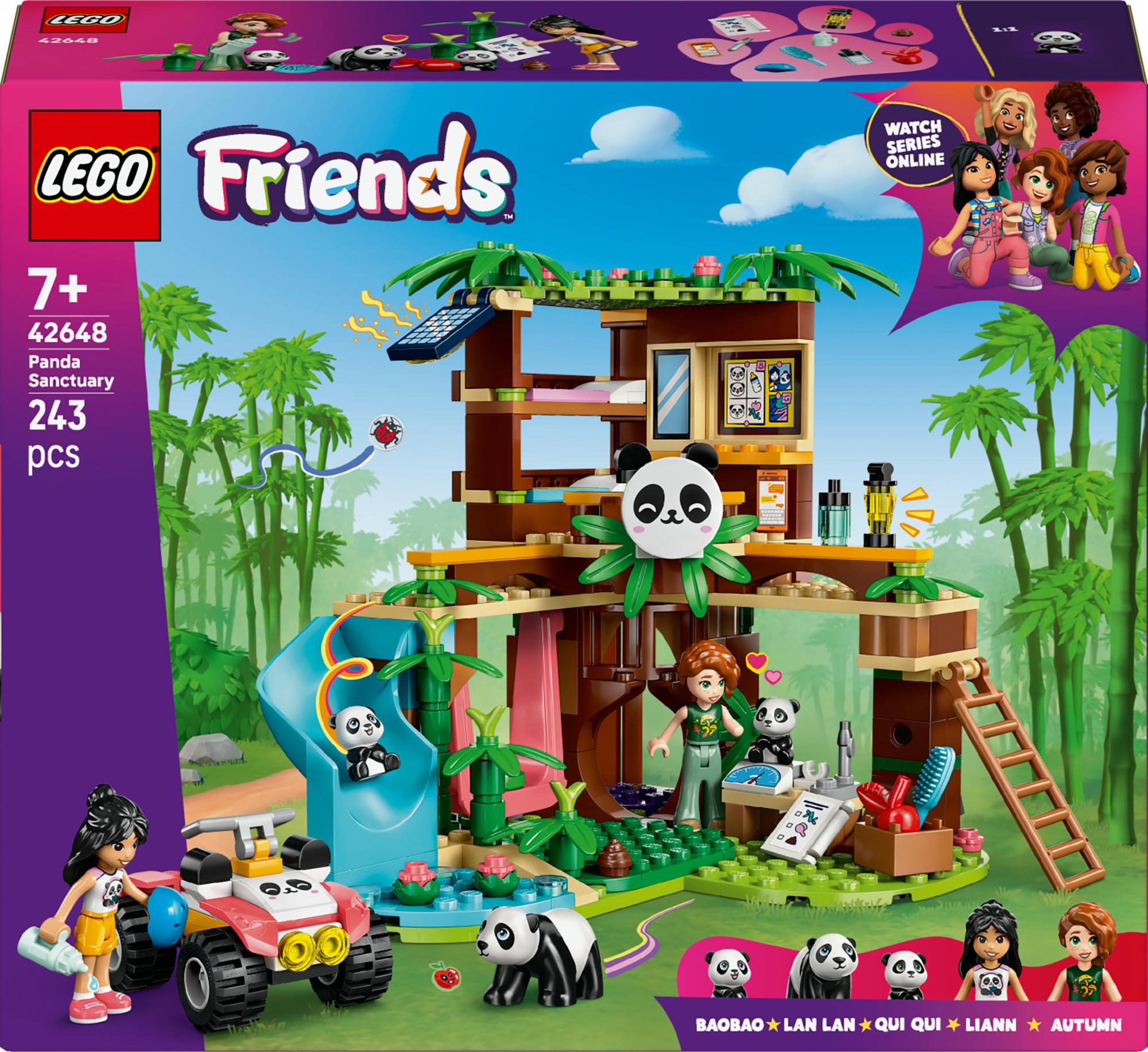 Lego Friends  -  Panda-reservat Dyrepasning - Geekd.dk