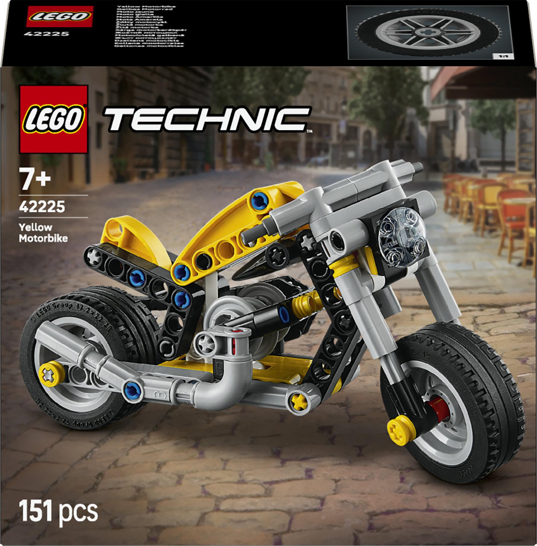 Lego Technic Gul Motorcykel - Geekd.dk