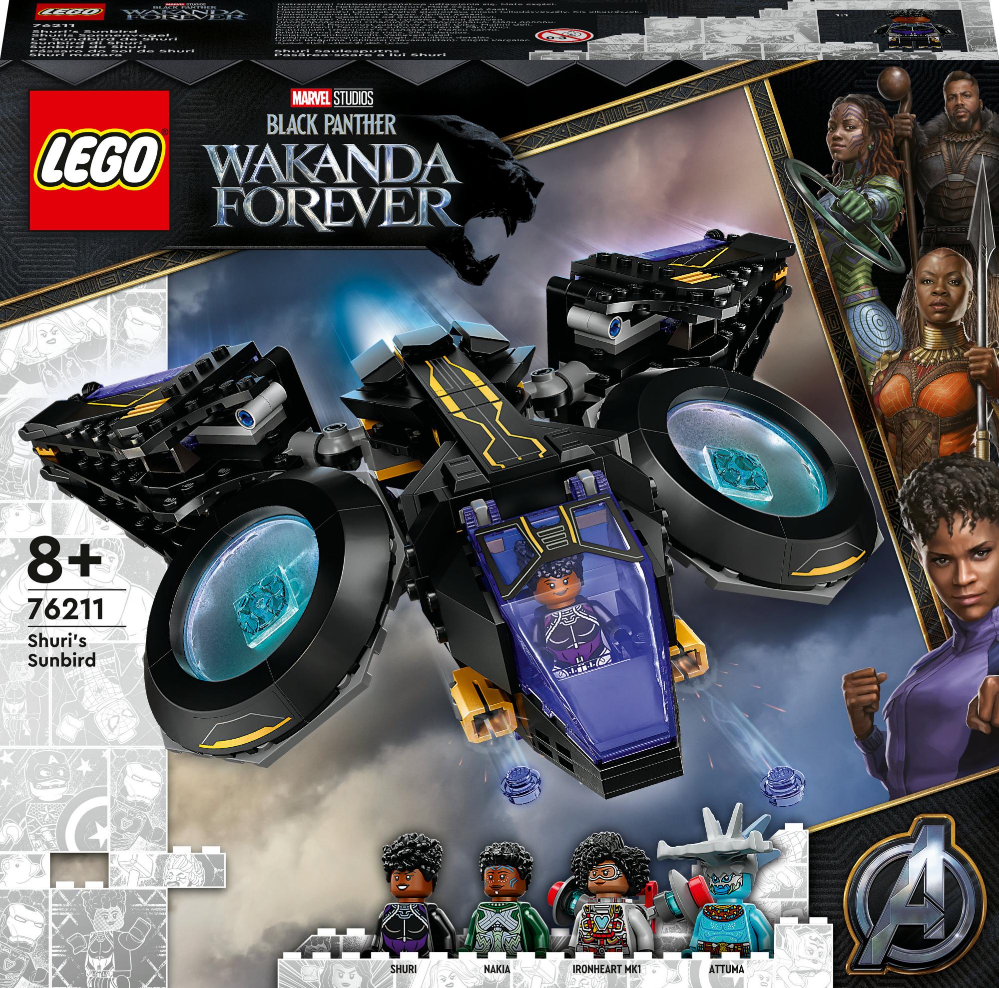 Lego 76211 Marvel Super Heroes Shuri's Sunbird - Geekd.dk