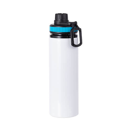 Plain Stål Drikkedunk - 850 Ml - Hvid - Geekd.dk