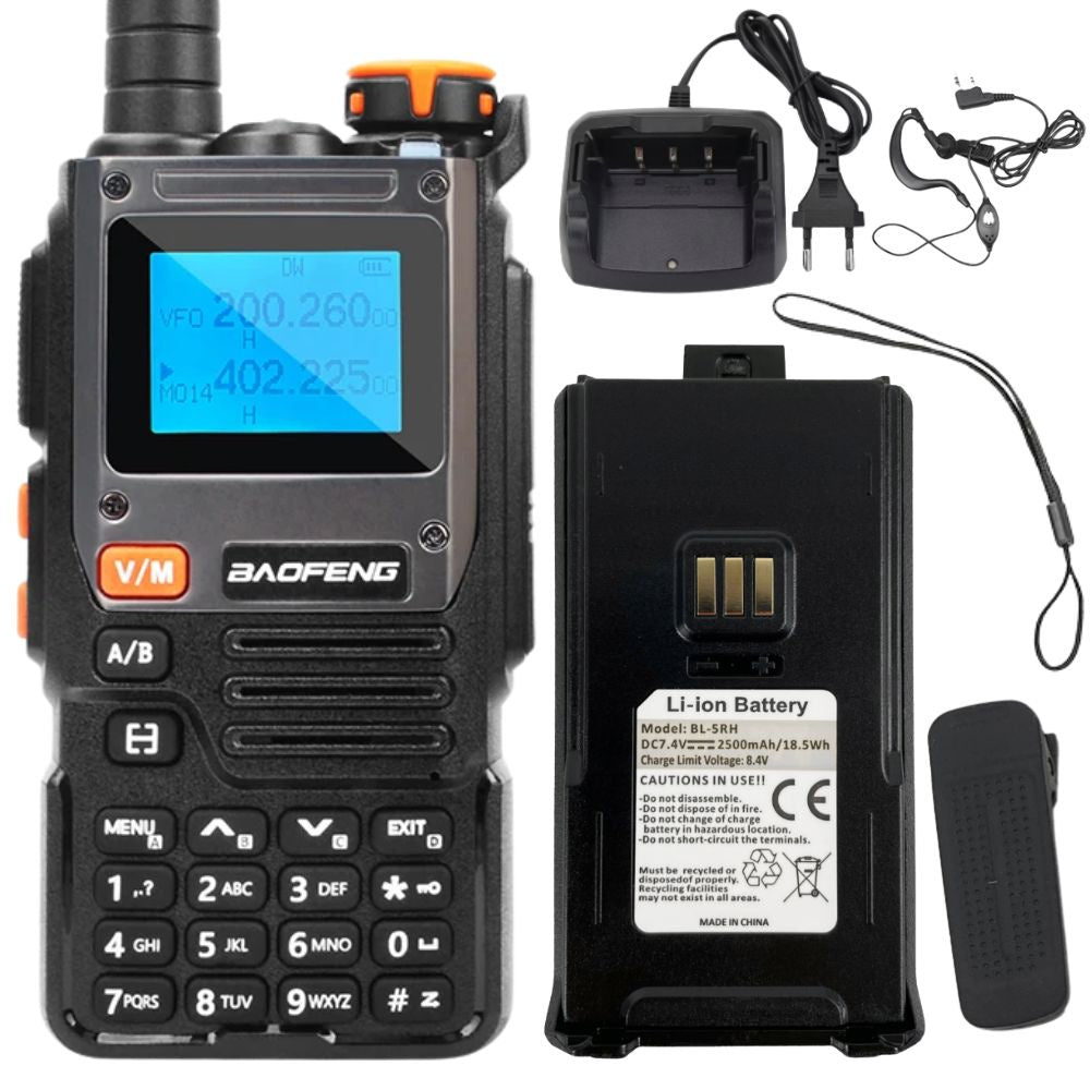 Walkie Talkie, 2600 Mah Batteri, Op Til Ca. 25 Km Rækkevidde