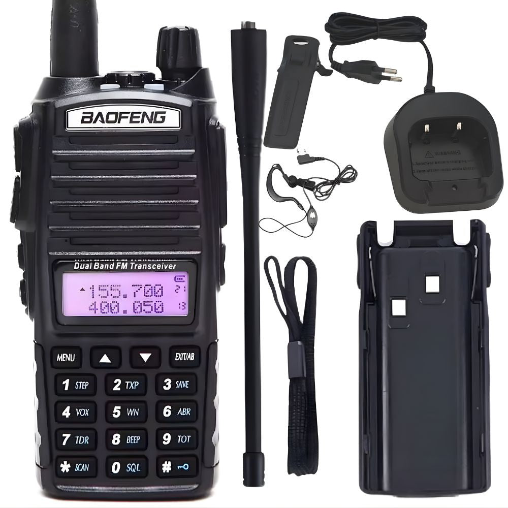 Walkie Talkie  2800 Mah Batteri, Op Til Ca. 10 Km Rækkevidde