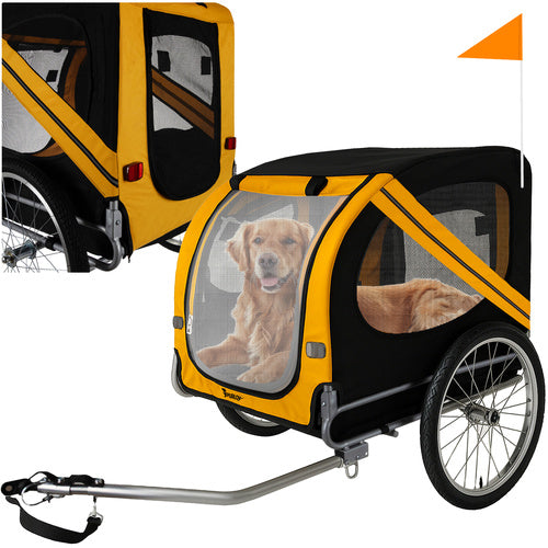 Cykeltrailer Til Hund  Stor Og Komfortabel Transportvogn