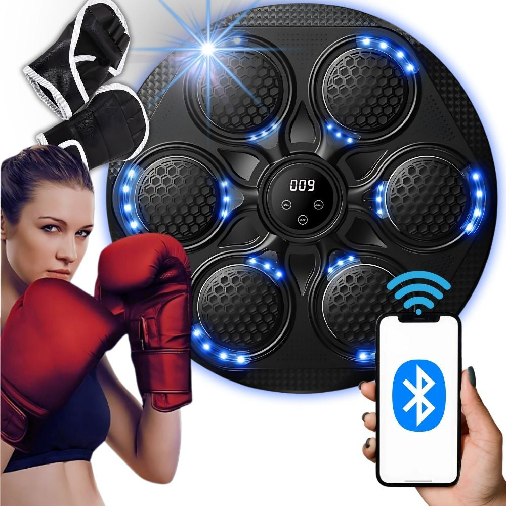 Bokse Maskine Med Led, Bluetooth Musik  15 Hastigheder