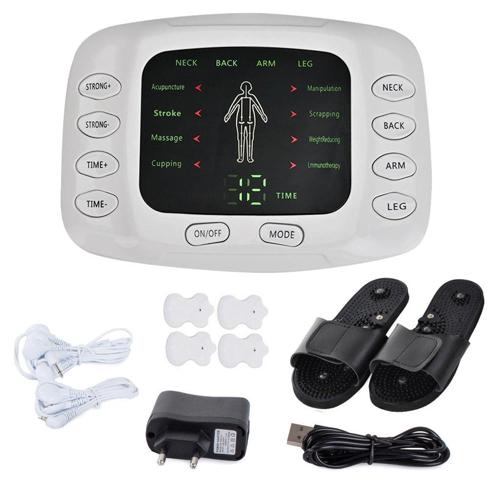 Ems Elektrostimulator Med Akupressur-sandaler  Muskel- & Nervemassage Til Hele Kroppen