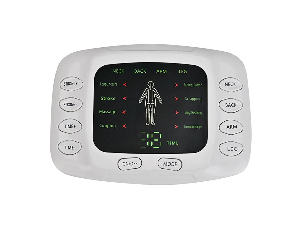 Elektrostimulator Til Muskler Ems & Tens  Med Display, 8 Programmer Og Justerbar Intensitet